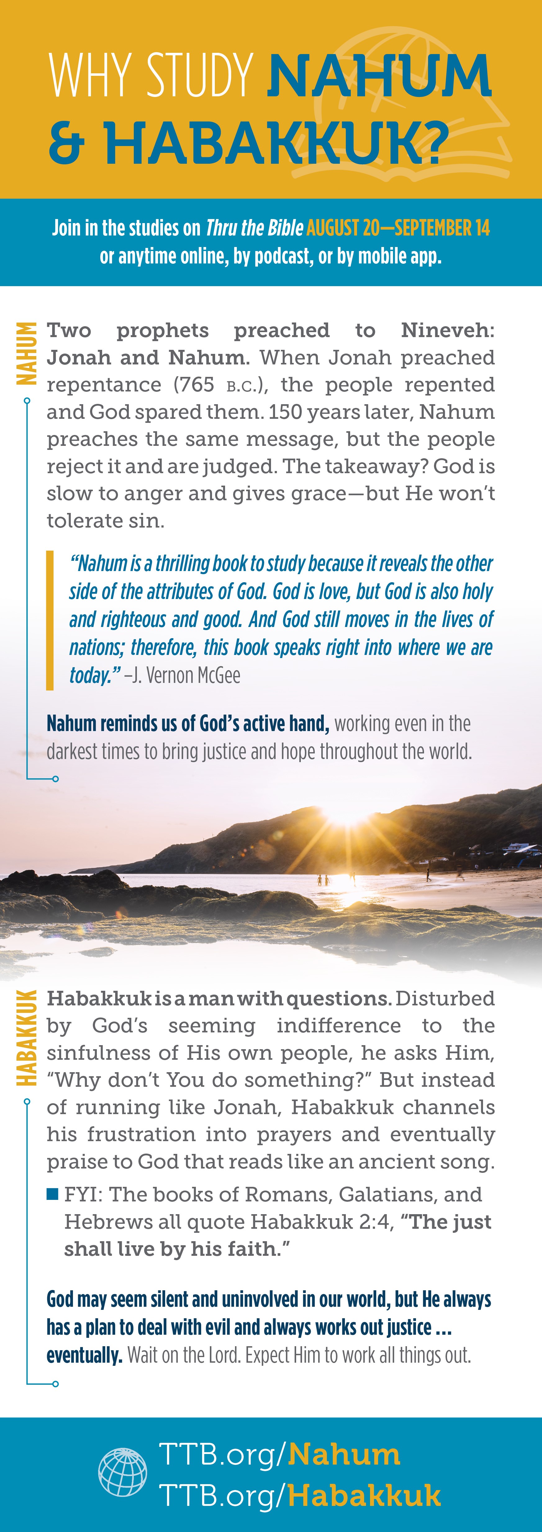 Why Study Nahum & Habakkuk